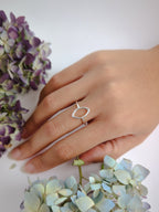 Leaf Wire Ring — Select Your Color & Size