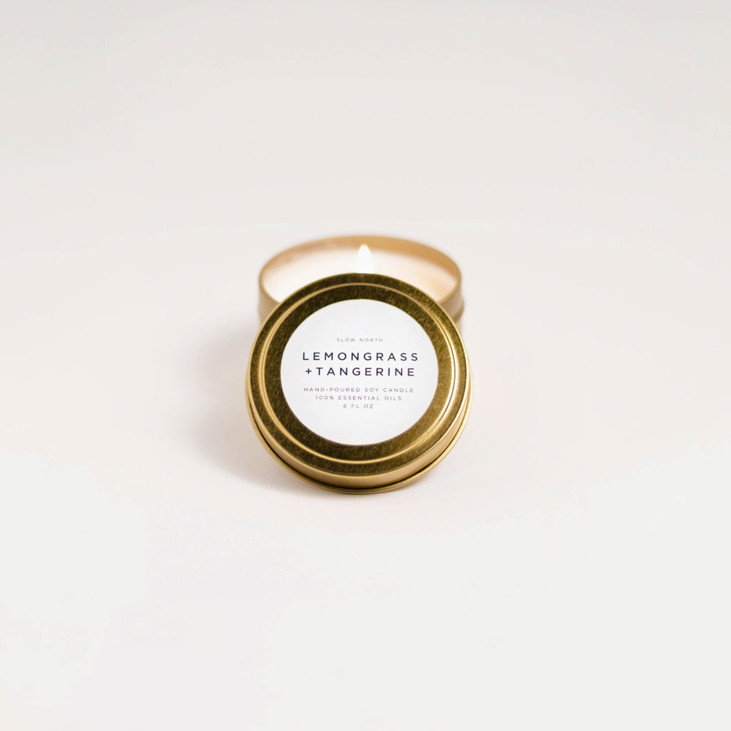 Lemongrass + Tangerine Candle