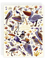 Little Bird - Seeded Baby Congratulations Card with PLANTABLE seed paper envelope