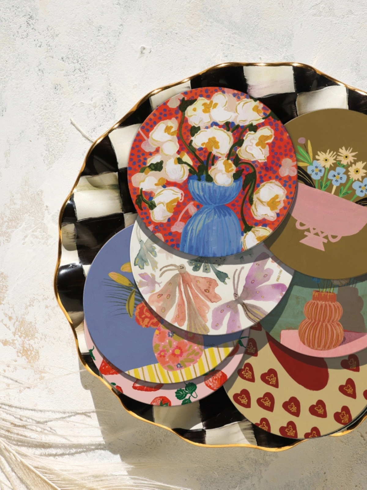 Bouquet of Coasters - Mix and Match Florals — Select Your Floral Pattern