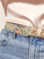 Luisa Emboidered Skinny Belt
