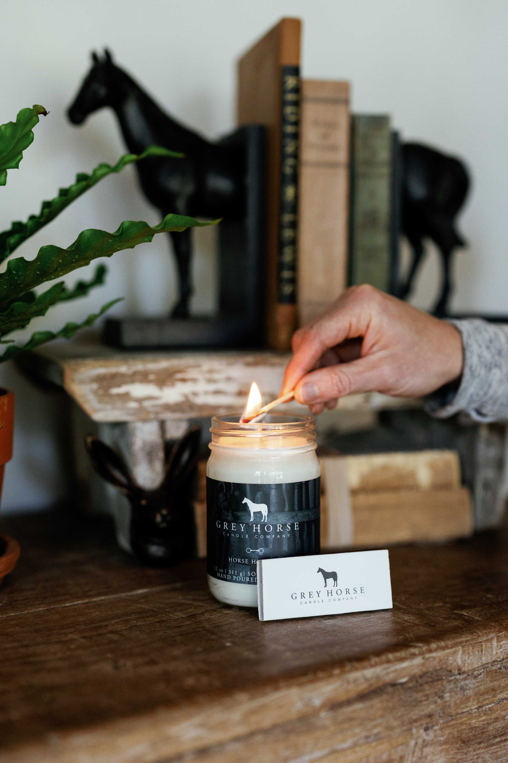 Horse Husband Signature Jar Candle