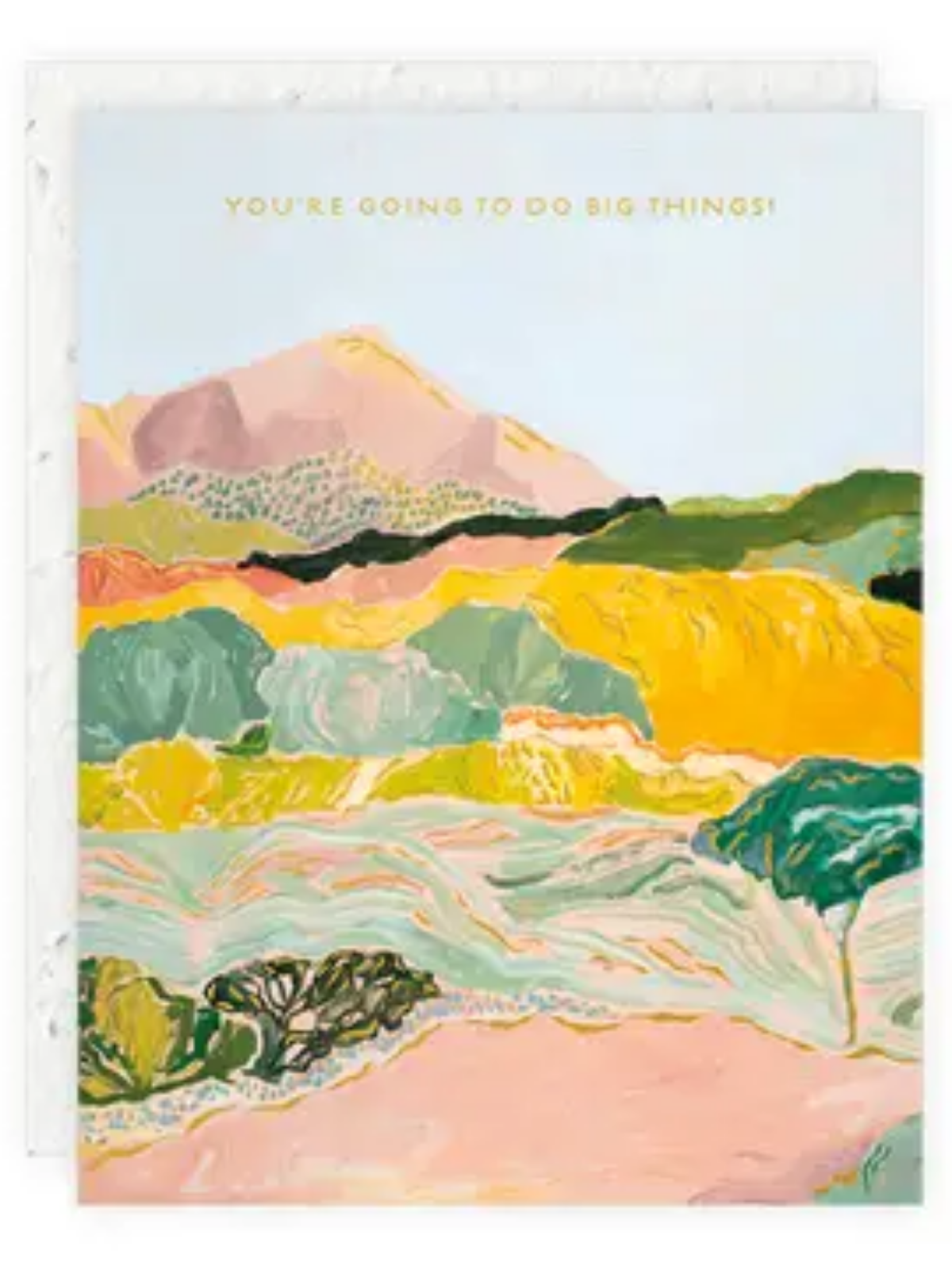 Magical Mountains - Seeded Congratulations Card with PLANTABLE seed paper envelope