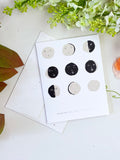 Many Moons - Seeded Birthday Card with PLANTABLE seed paper envelope