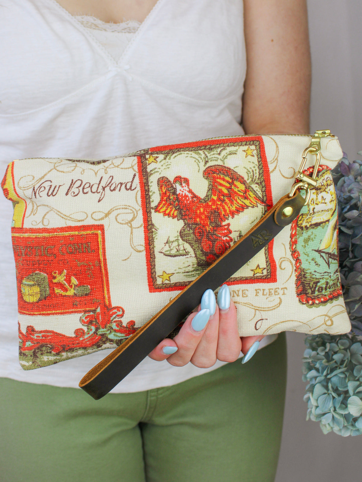 Maritime Heritage Wristlet Purse — Select Your Color