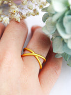 Mia Leaf Ring — Select Your Color & Size