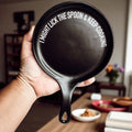 " I Might Lick the Spoon & Keep Cooking" Spoon Rest & Wooden Spoon — Select Your Color & Spoon