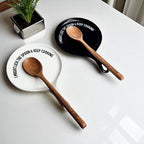 " I Might Lick the Spoon & Keep Cooking" Spoon Rest & Wooden Spoon — Select Your Color & Spoon