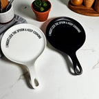 " I Might Lick the Spoon & Keep Cooking" Spoon Rest & Wooden Spoon — Select Your Color & Spoon