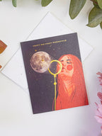 Moon Child - Seeded Birthday Card with PLANTABLE seed paper envelope