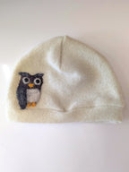 Owl Cashmere Hat - Baby — Select Your Color