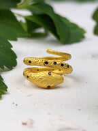 Basil the Cobra Ring — Select Your Gemstone & Size