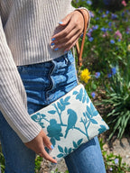 Bird Silhouette Wristlet Purse — Select Your Size