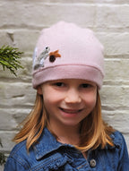 Squirrel Cashmere Hat - Child — Select Your Color