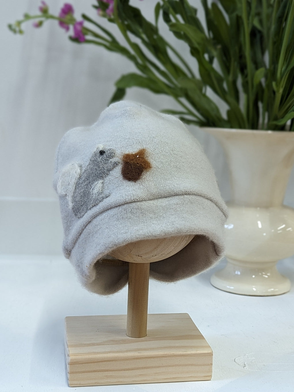 Squirrel Cashmere Hat - Child — Select Your Color