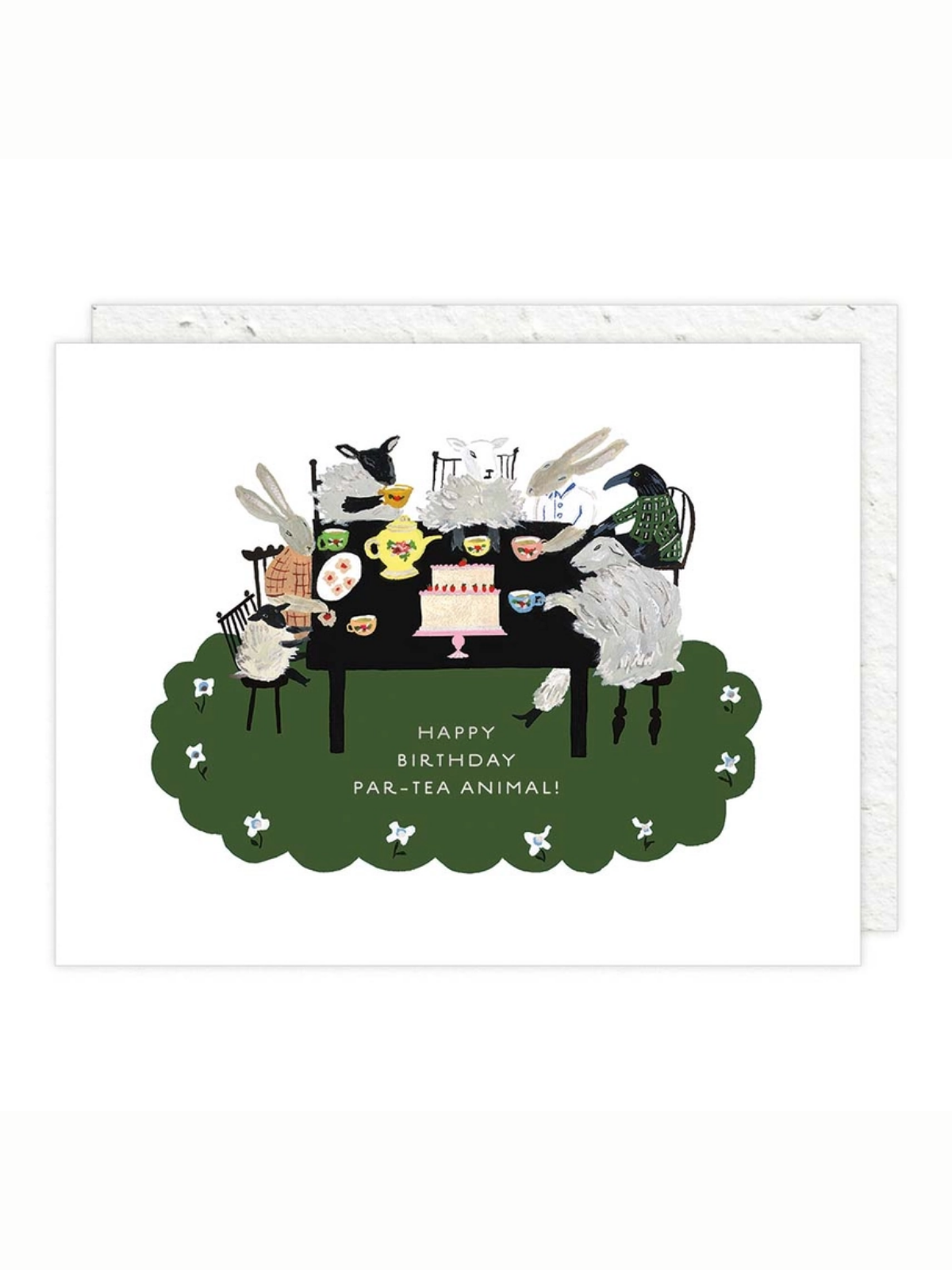 Par-Tea - Seeded Birthday Card with PLANTABLE seed paper envelope