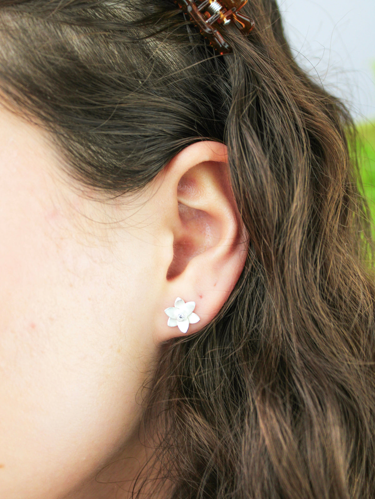 Petite Floral Stud Earrings — Select Your Color