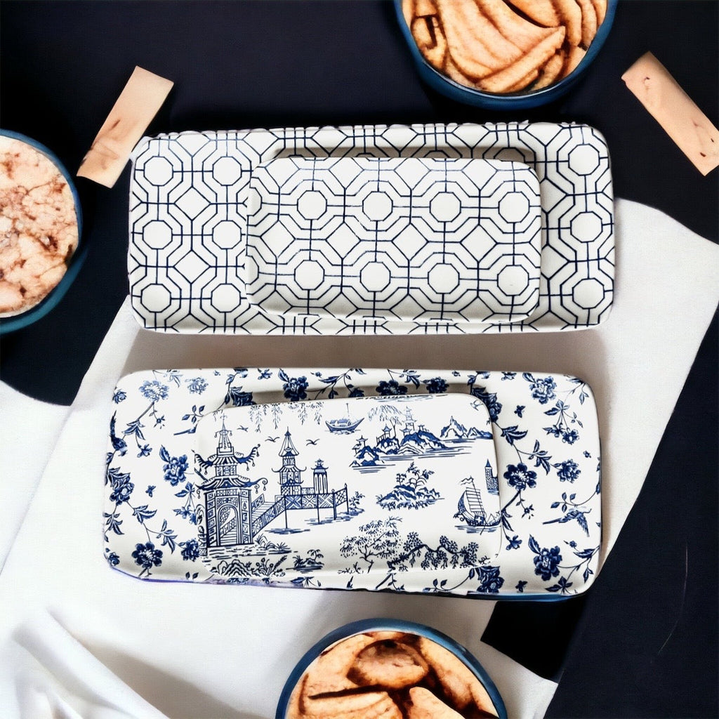 Chinoiserie 4 Piece Serving Set