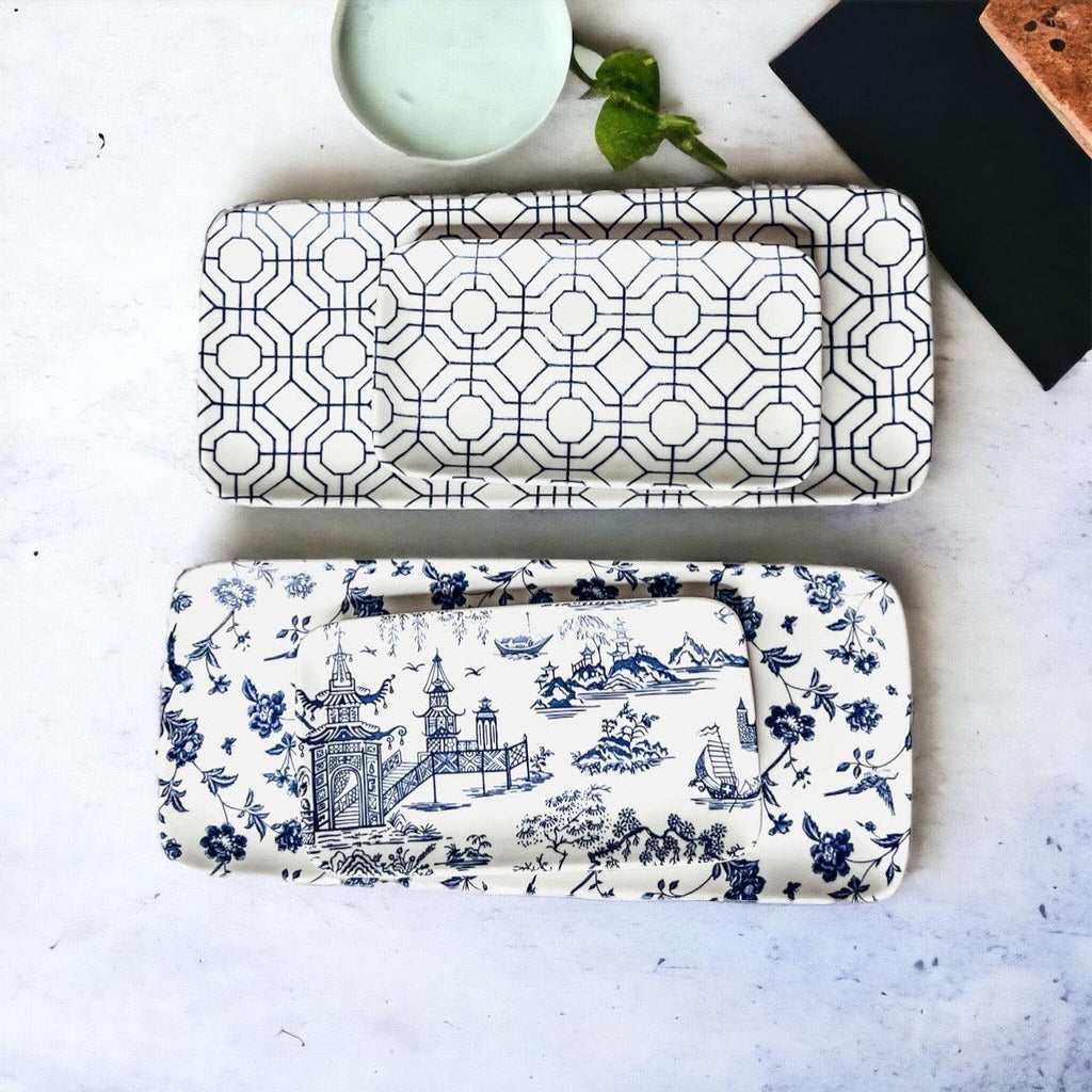 Chinoiserie 4 Piece Serving Set