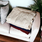 Claret Knit Sweater Throw Blanket — Select Your Color & Size