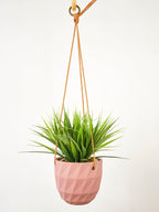 Virago Modern Hanging Planter - Grid — Select Your Color