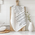 Gingerbread & Sugar Cookie Recipe Kitchen Towel