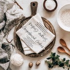 Gingerbread & Sugar Cookie Recipe Kitchen Towel