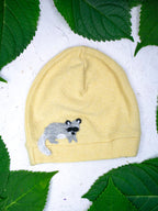Raccoon Cashmere Hat - Child — Select Your Color