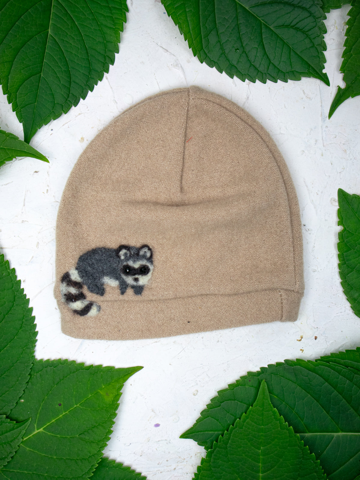 Raccoon Cashmere Hat - Toddler — Select Your Color