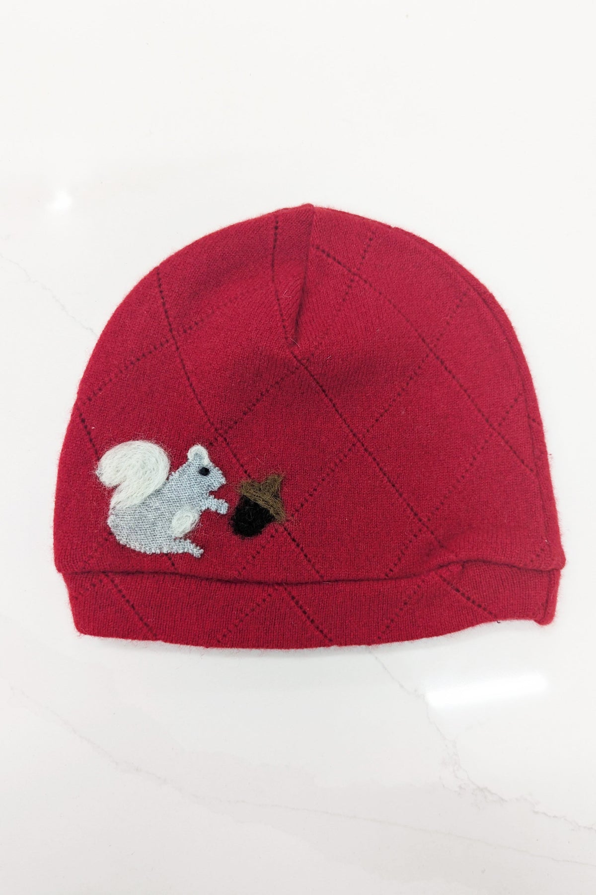 Squirrel Cashmere Hat - Child — Select Your Color