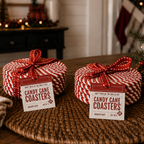 Candy Cane Coaster PRE-ORDER — Select Your Color