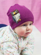 Owl Cashmere Hat - Baby — Select Your Color