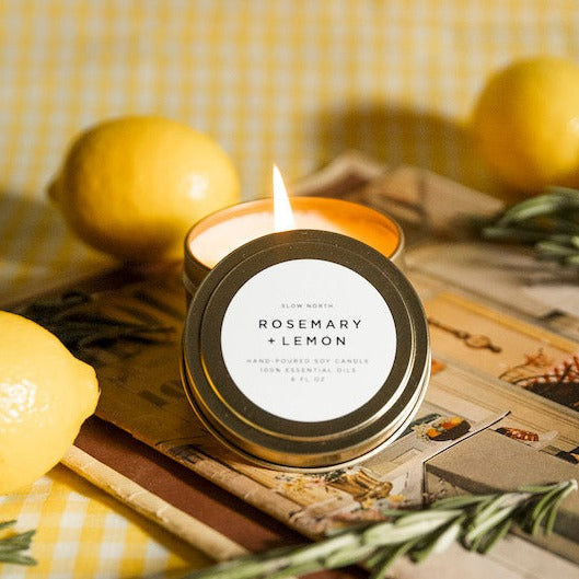 Rosemary + Lemon Candle