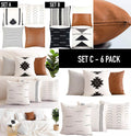 18" Square Amber & Farm Decorative Pillow and/or Cases Set — Select Your Design