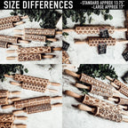 Handmade Wooden Embossed Christmas Rolling Pin Set — Select Your Style & Size