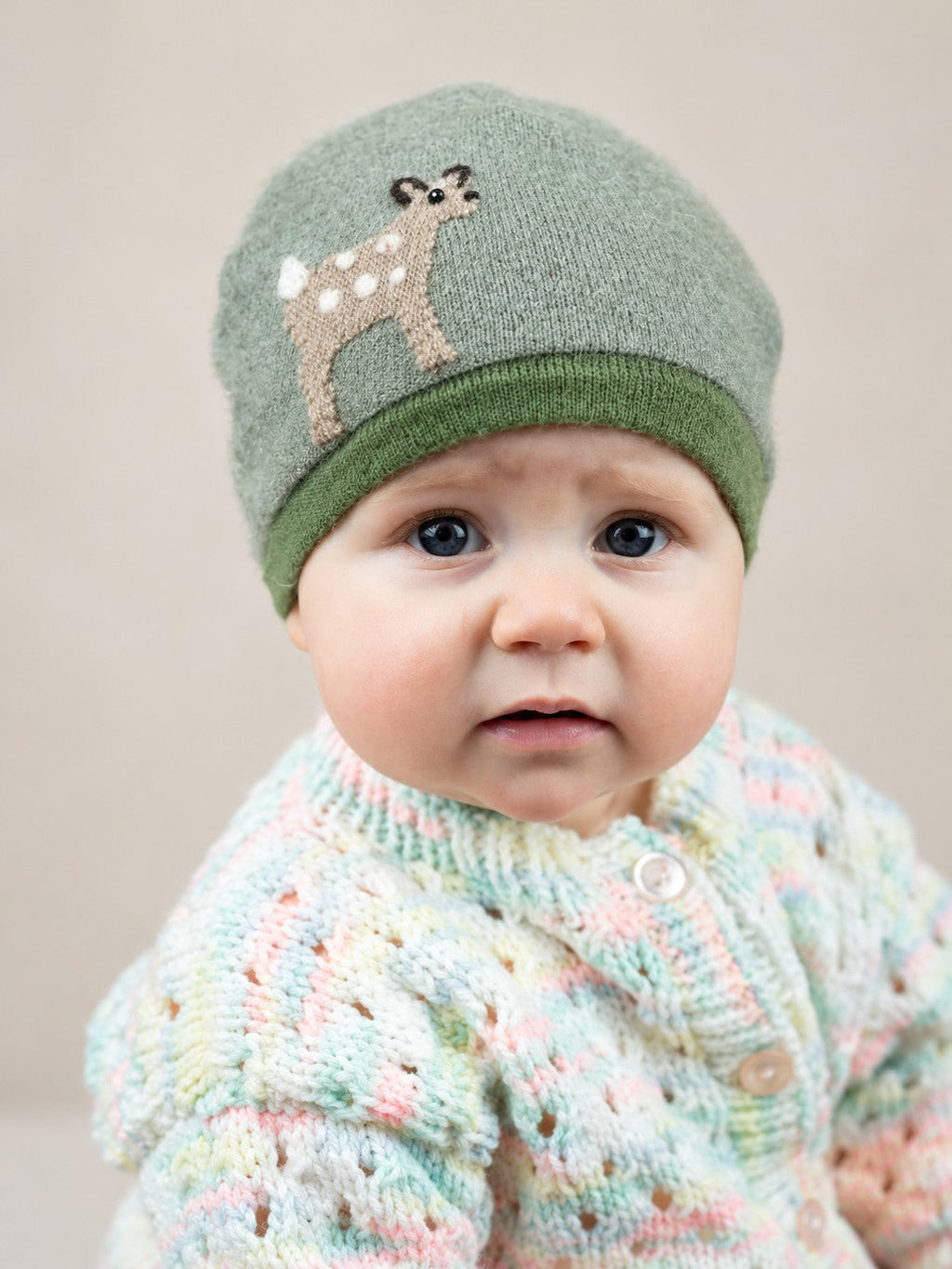 Fawn Cashmere Hat - Baby — Select Your Color