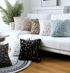 18" Hand Painted Dixie Plush Velvet Decorative Pillow and/or Case — Select Your Color