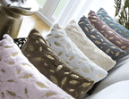 18" Hand Painted Dixie Plush Velvet Decorative Pillow and/or Case — Select Your Color