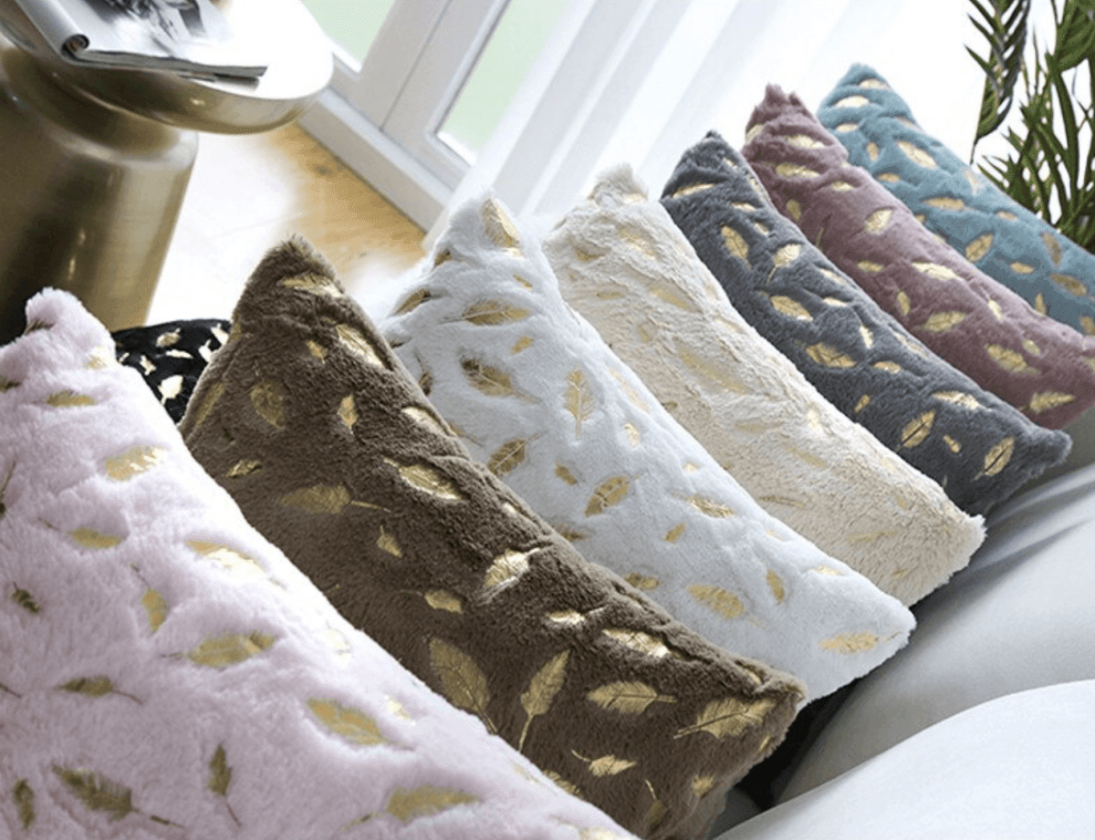 18" Hand Painted Dixie Plush Velvet Decorative Pillow and/or Case — Select Your Color