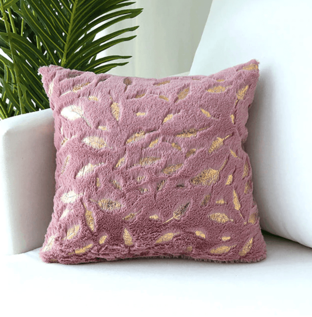 18" Hand Painted Dixie Plush Velvet Decorative Pillow and/or Case — Select Your Color