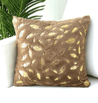 18" Hand Painted Dixie Plush Velvet Decorative Pillow and/or Case — Select Your Color