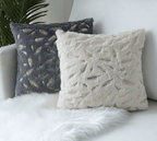 18" Hand Painted Dixie Plush Velvet Decorative Pillow and/or Case — Select Your Color