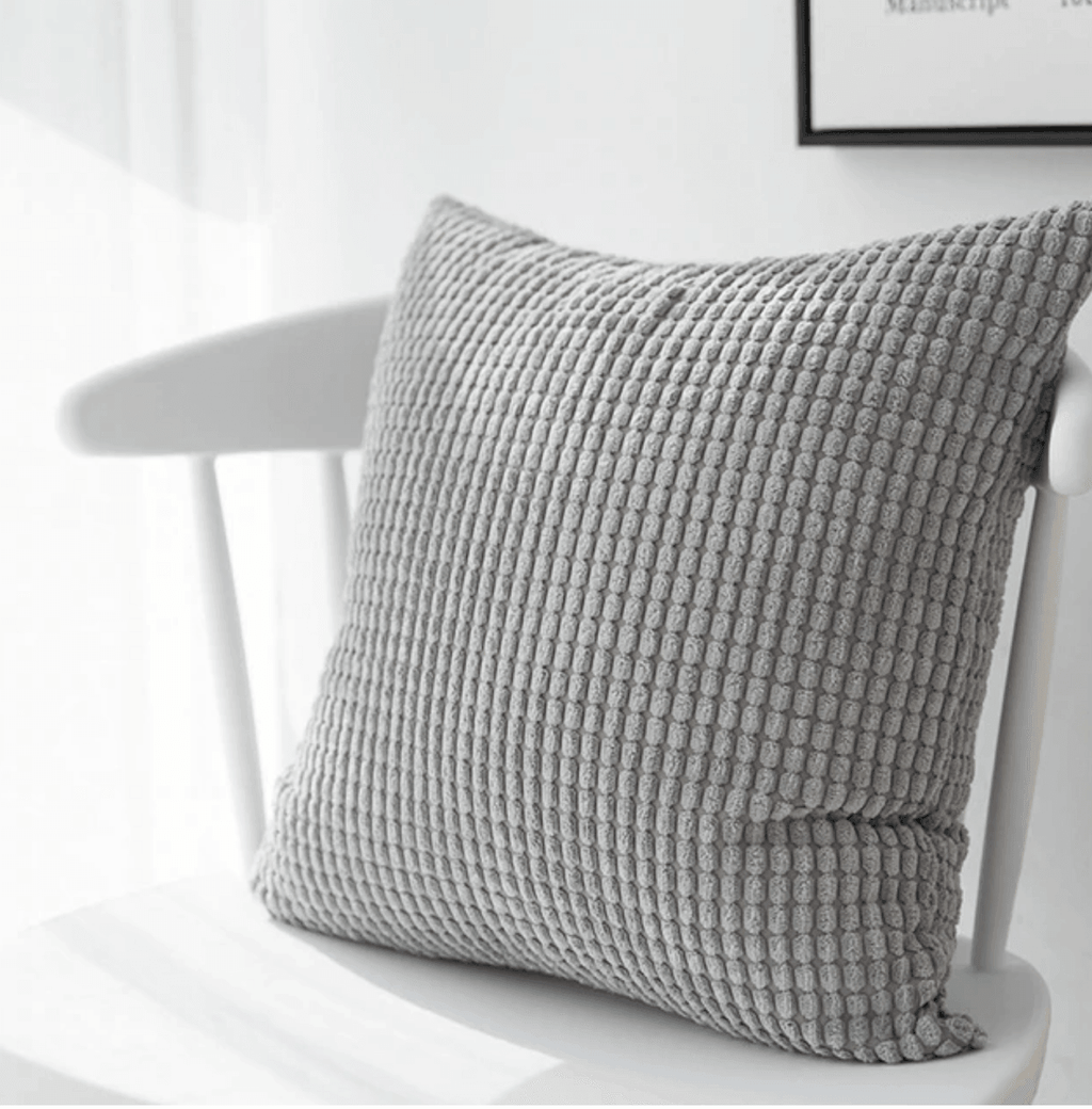 18" Square Farmhouse Plush Decorative Pillow and/or Case