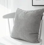 18" Square Farmhouse Plush Decorative Pillow and/or Case