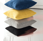18" Square Farmhouse Plush Decorative Pillow and/or Case