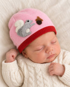 Squirrel Cashmere Hat - Newborn — Select Your Color