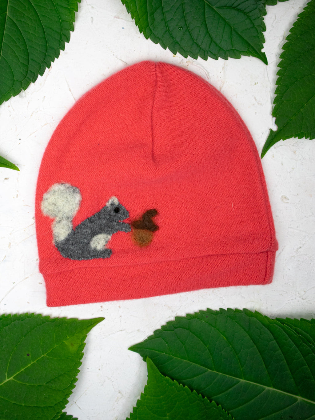 Squirrel Cashmere Hat - Child — Select Your Color