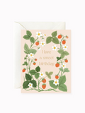Sweet Strawberries Birthday Card