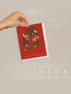 Sweet Strawberry - Seeded Thank You Card with PLANTABLE seed paper envelope