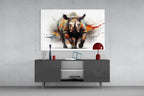 The Power of Colors Glass Wall Art || Designer Collection